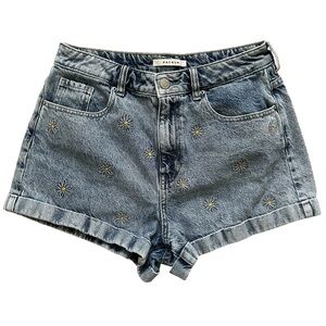 PacSun Classic Denim Floral Jean Shorts